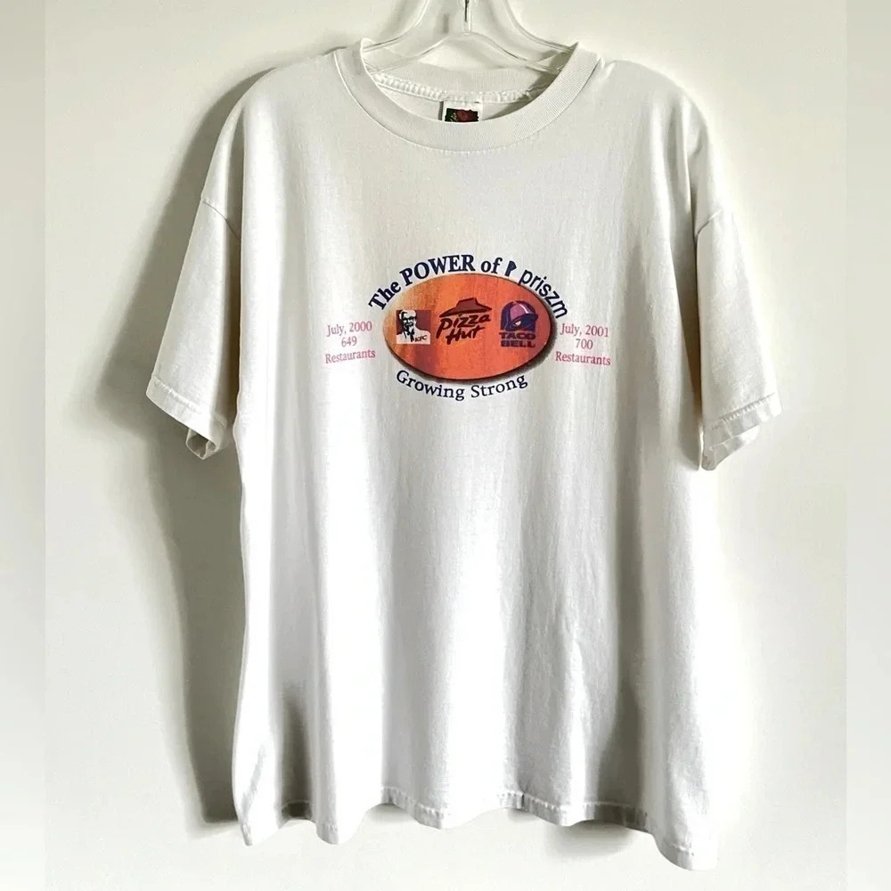 Vintage Pizza Hut, KFC,  and Taco Bell Company Shirt Mens Size XL